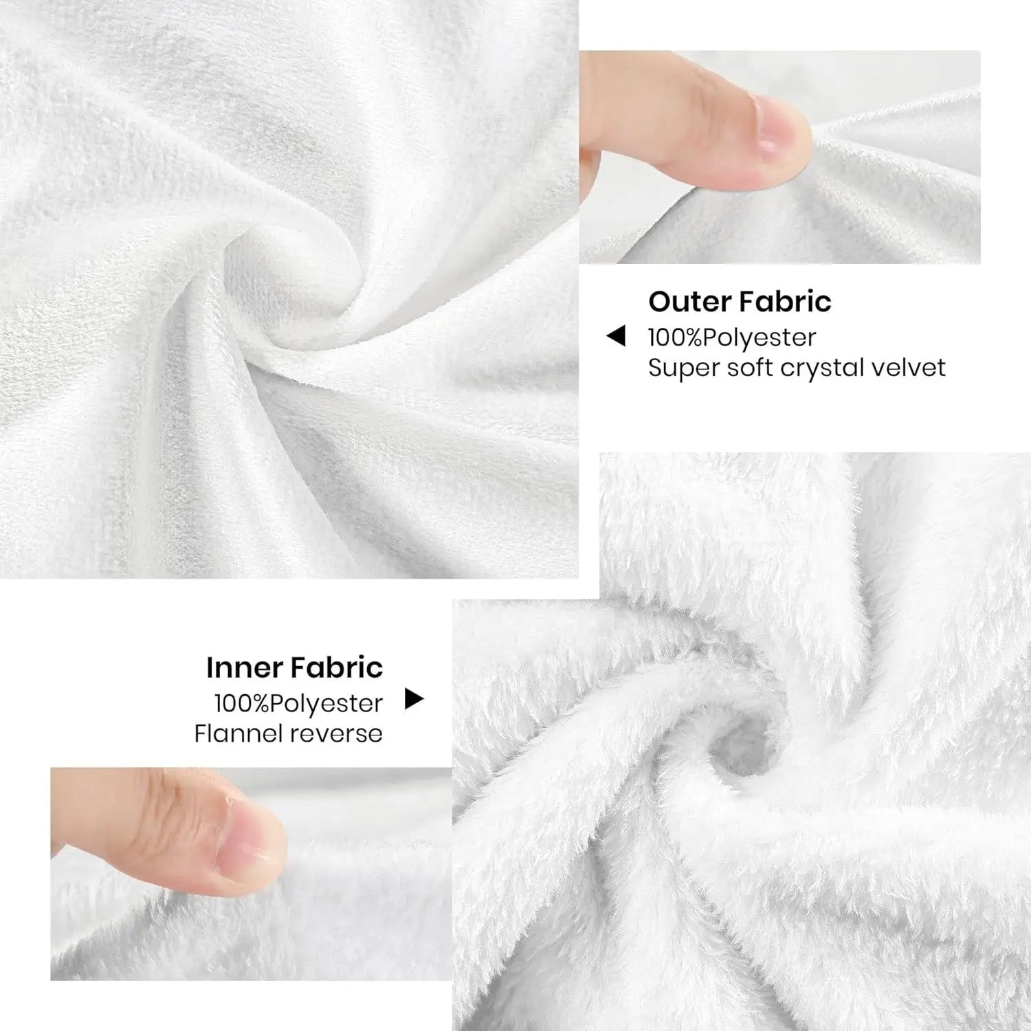 Romantic Photo & Name Keepsake Blanket