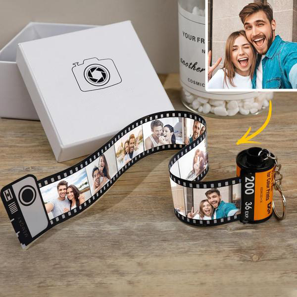 Personalized Film Roll Keychain
