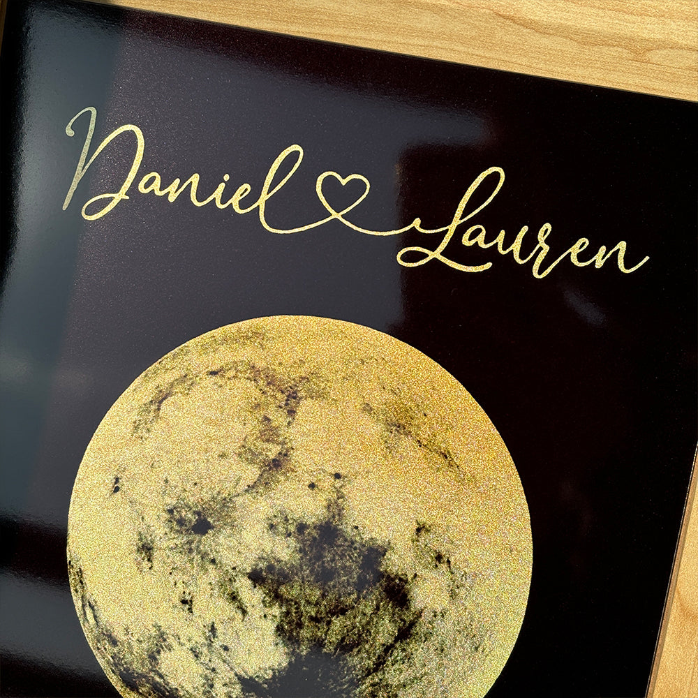 Personalized Moon Phase Frame