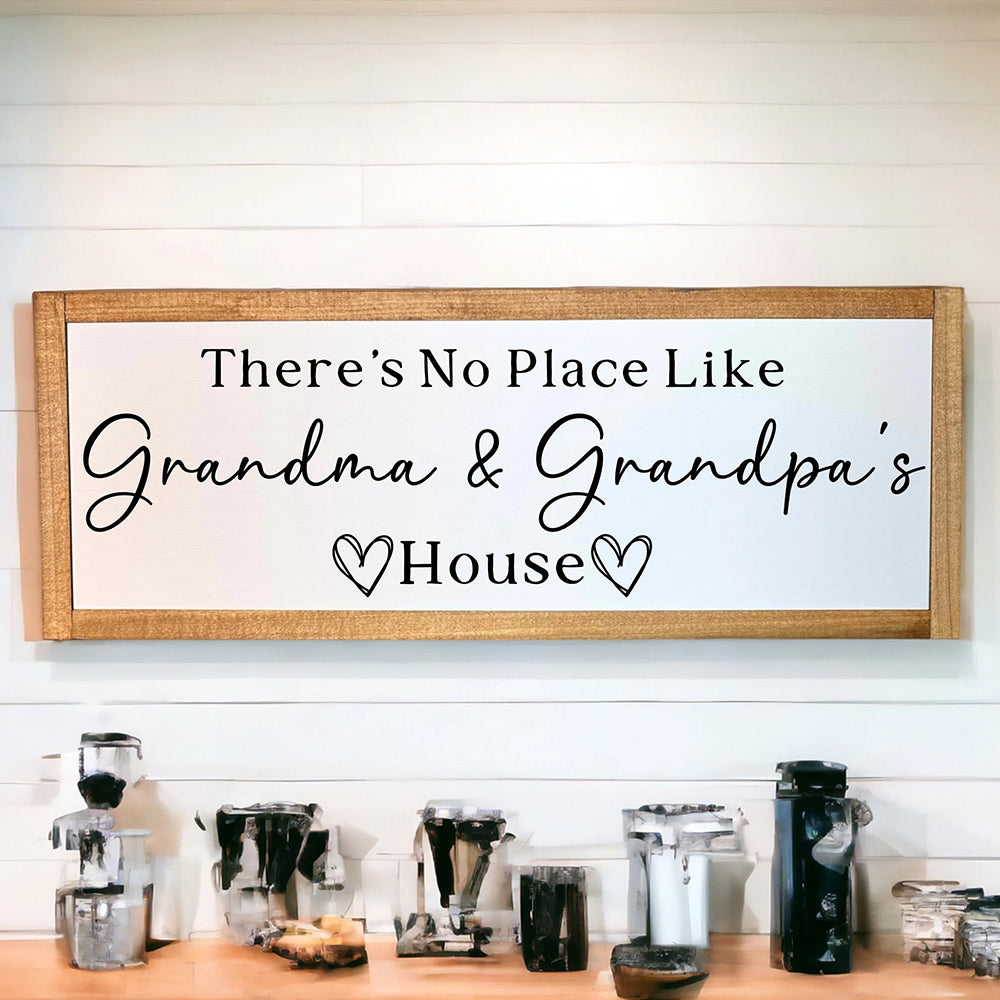 Custom Grandma and Grandpa Sign, Gift For Grandma