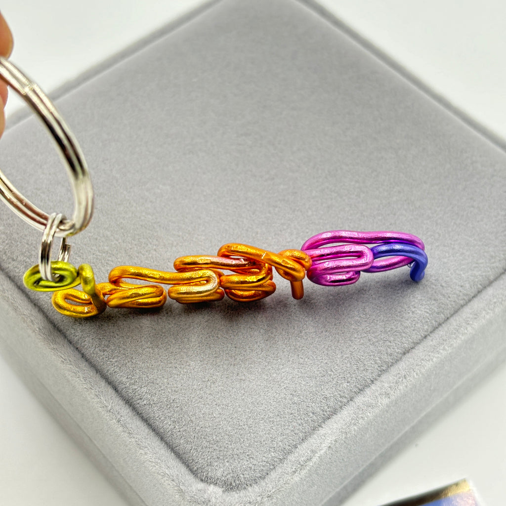 Customized name handmade keychain