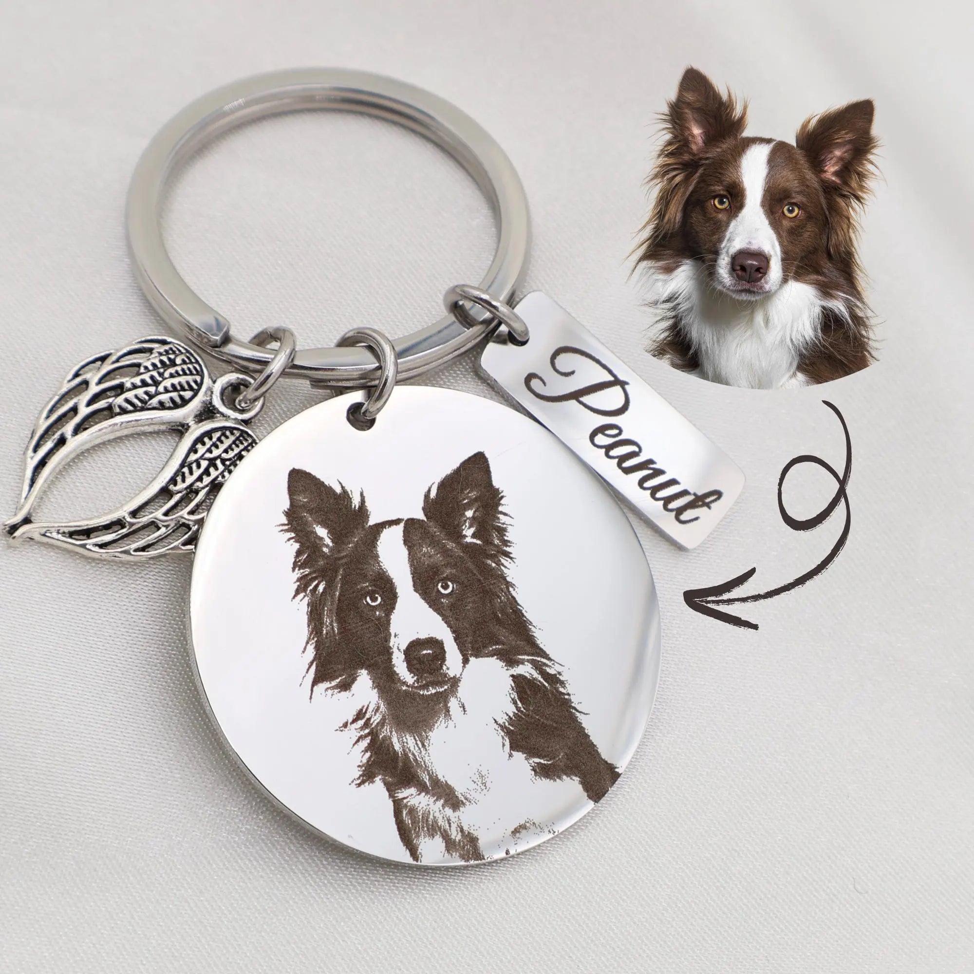 Personalized Pet Photo Keychain