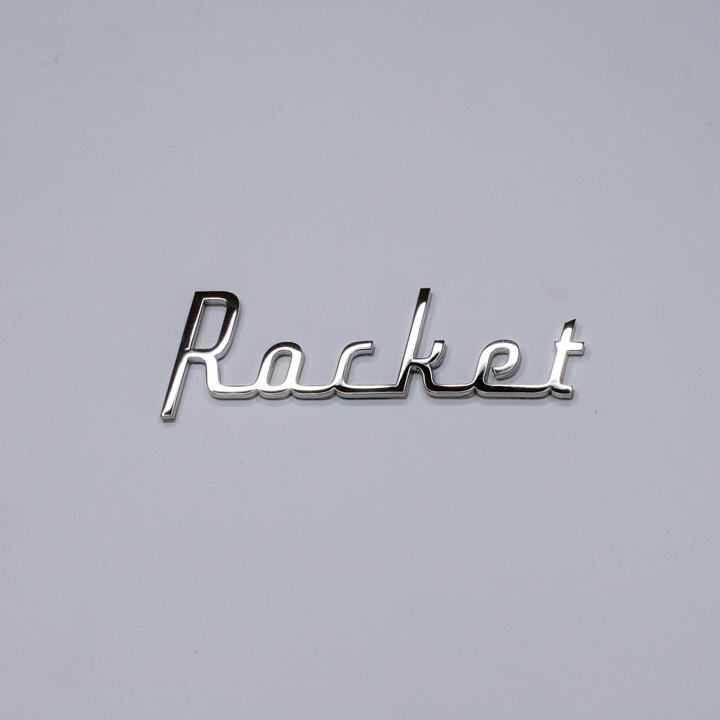 Custom Car Badge – Polished Stainless Steel Logo for Classic or Restomod – Multiple Fonts