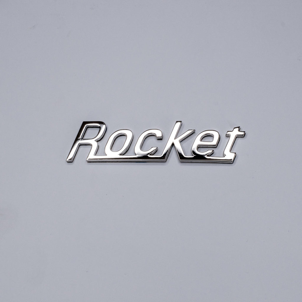 Custom Car Badge – Polished Stainless Steel Logo for Classic or Restomod – Multiple Fonts