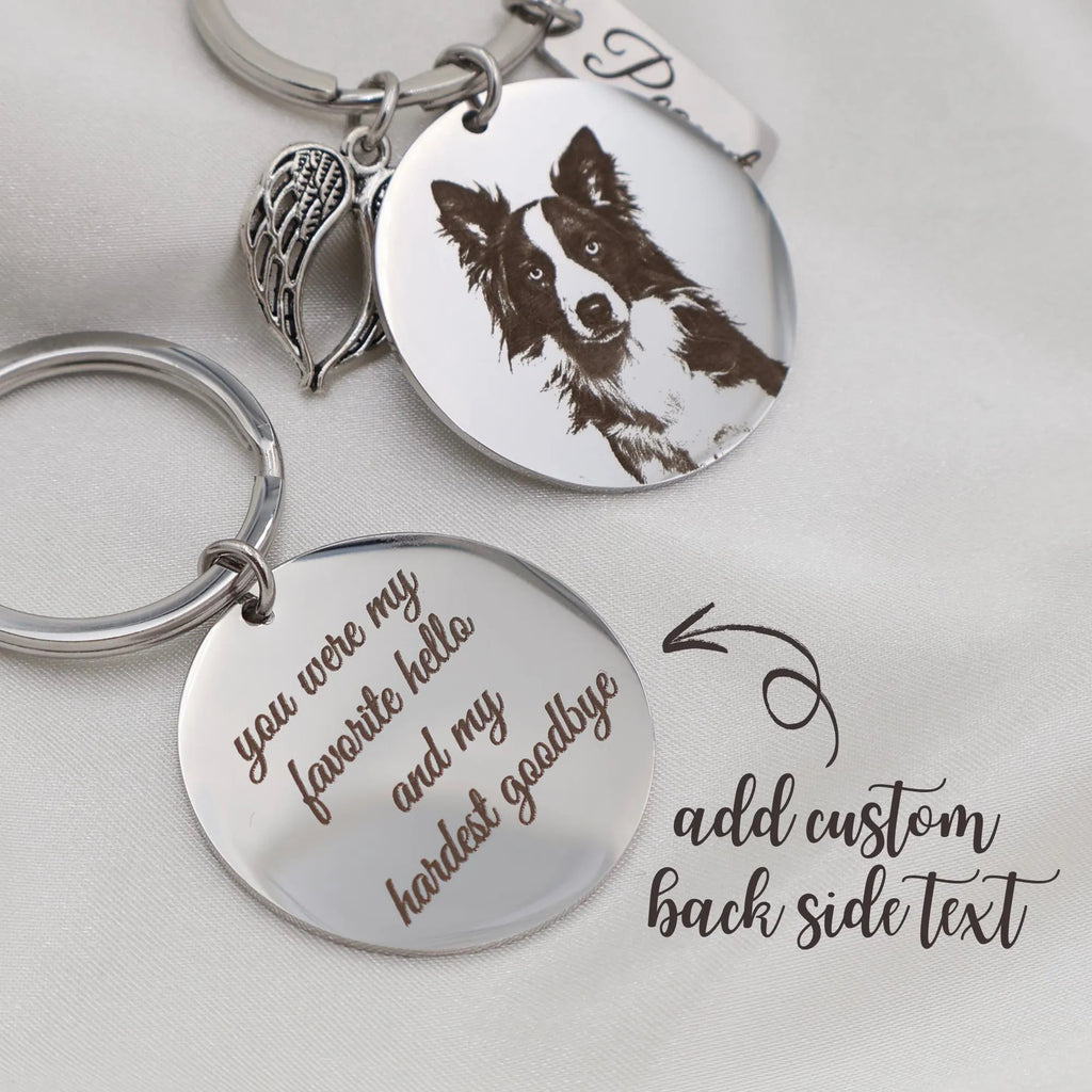 Personalized Pet Photo Keychain