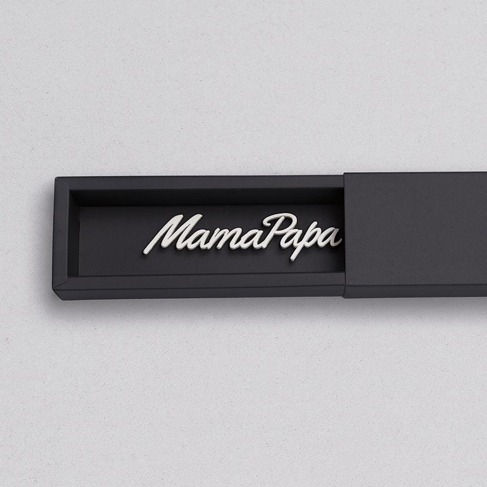 Custom-made script badge