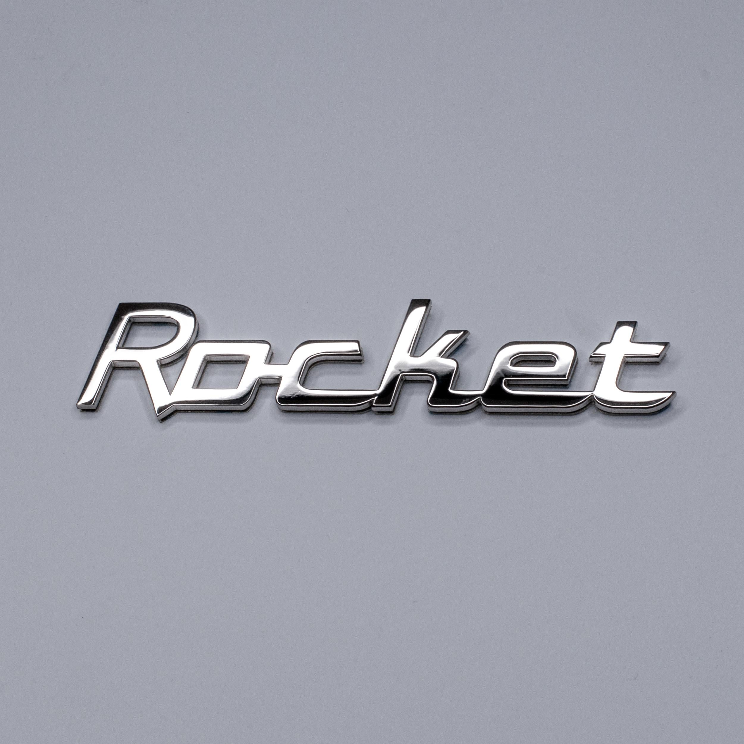 Custom Car Badge – Polished Stainless Steel Logo for Classic or Restomod – Multiple Fonts