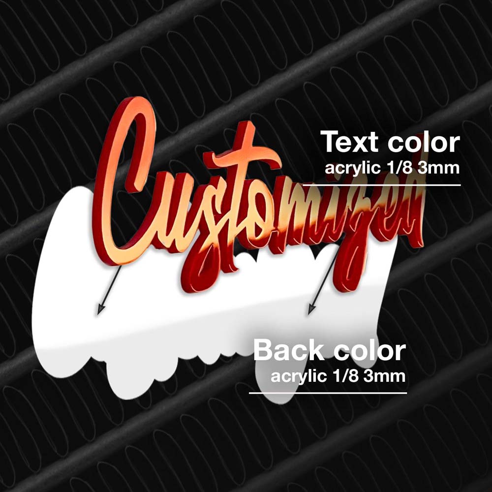 Custom Acrylic Car Emblem