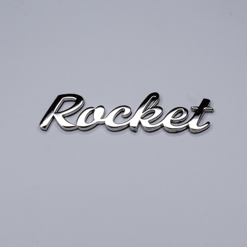 Custom Car Badge – Polished Stainless Steel Logo for Classic or Restomod – Multiple Fonts