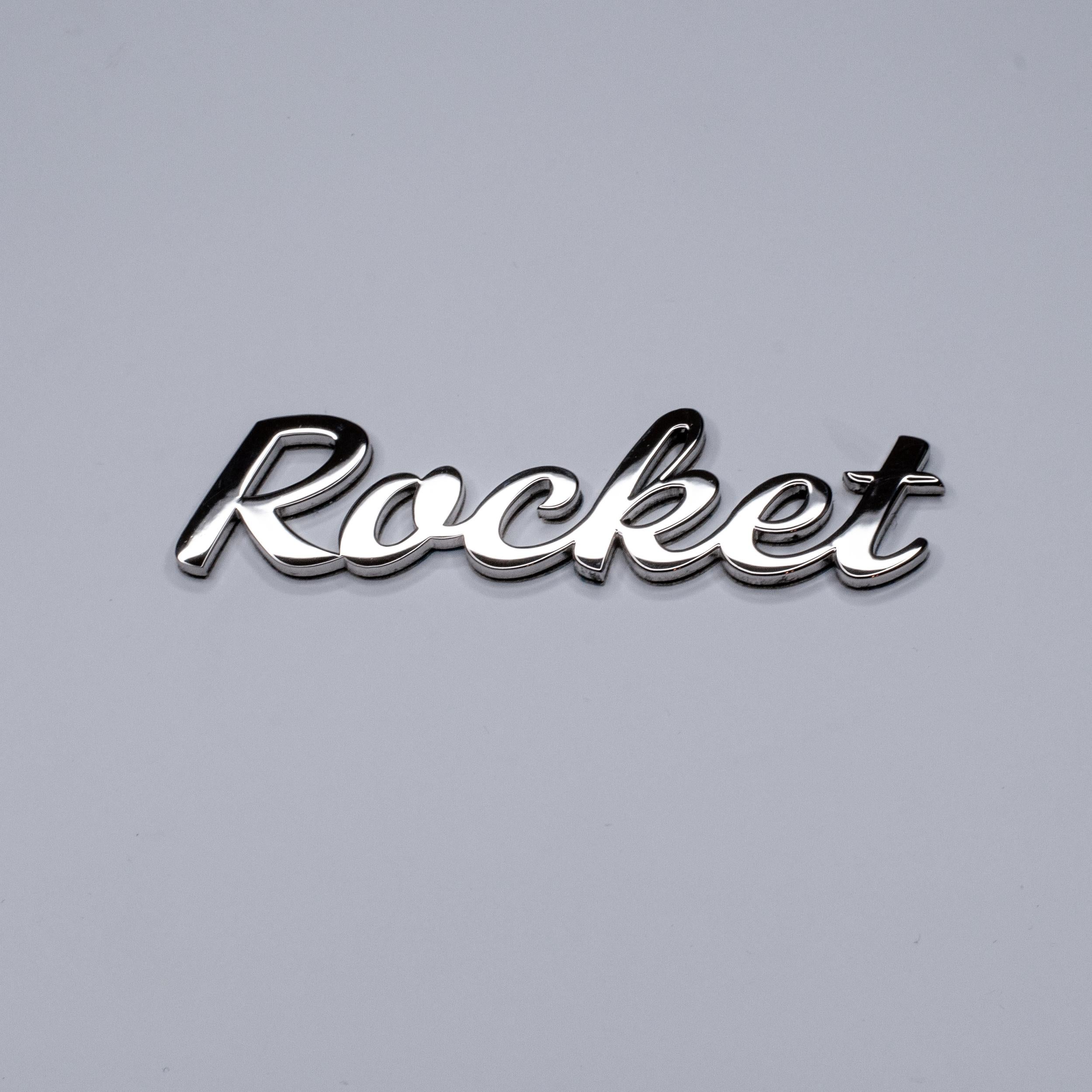 Custom Car Badge – Polished Stainless Steel Logo for Classic or Restomod – Multiple Fonts