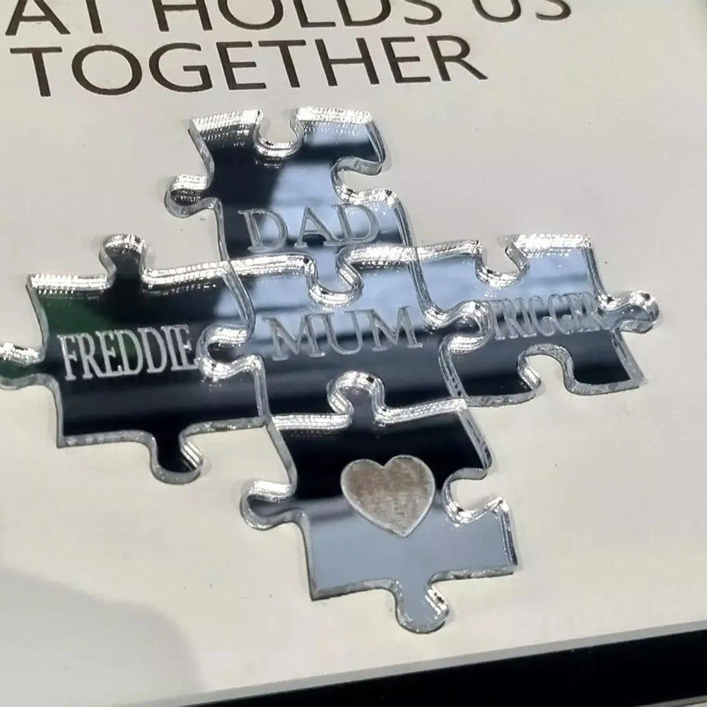 Personalised Mum Puzzle Family Sign Gift