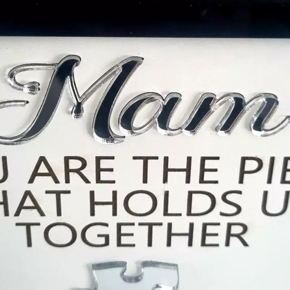 Personalised Mum Puzzle Family Sign Gift