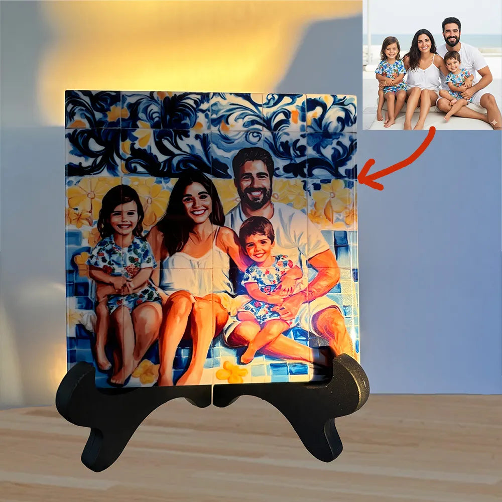 Custom Photo Oilbrush Home Tile