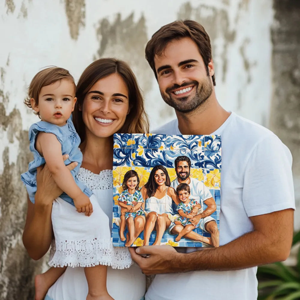 Custom Photo Oilbrush Home Tile