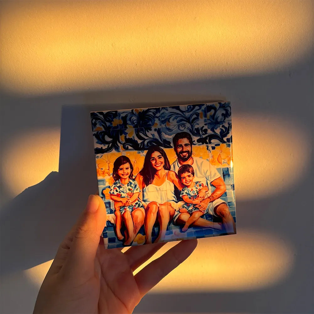 Custom Photo Oilbrush Home Tile