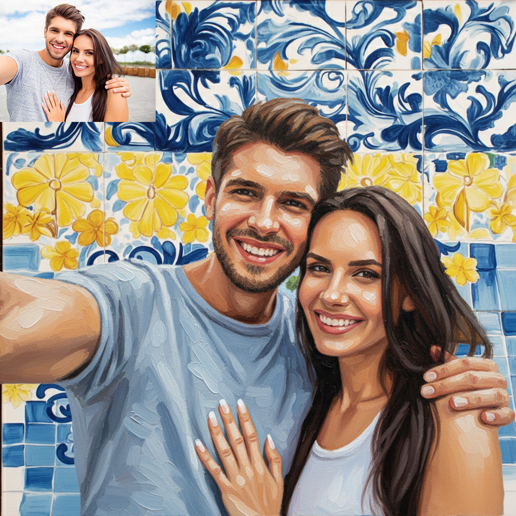 Custom Photo Oilbrush Home Tile