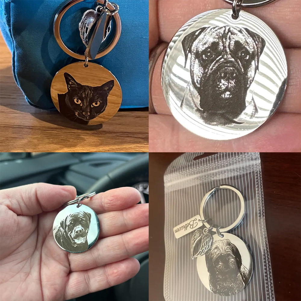 Personalized Pet Photo Keychain